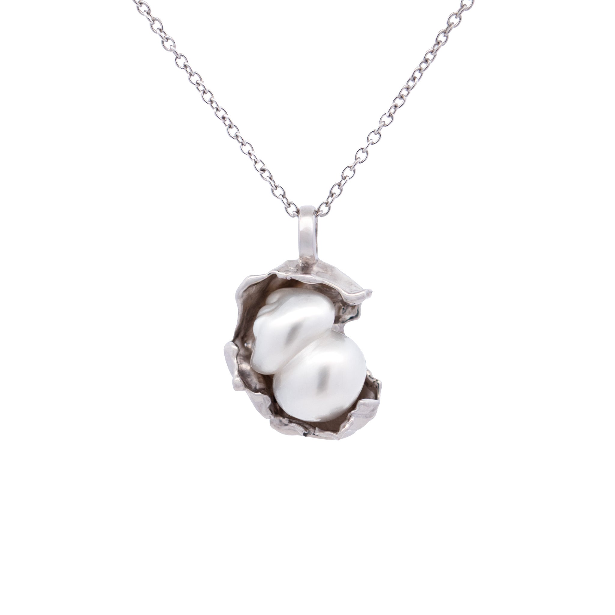 Untamed 18K White Gold Australian South Sea Cultured 11-12 mm Pearl Pendant