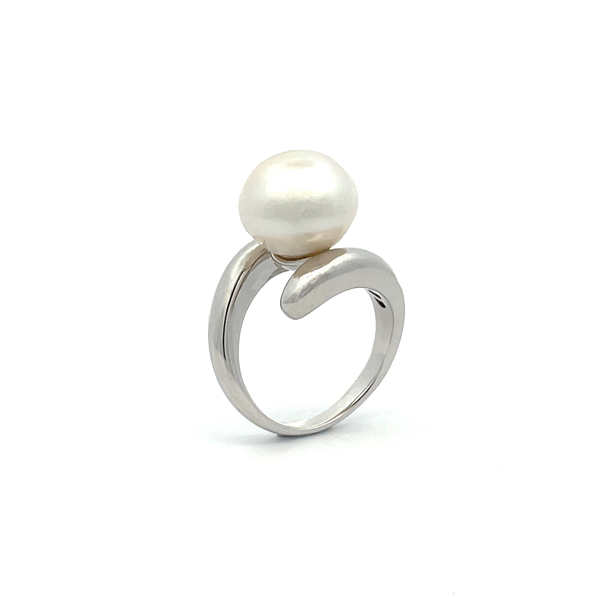 Sterling Silver Australian South Sea Cultured Pearl Ring