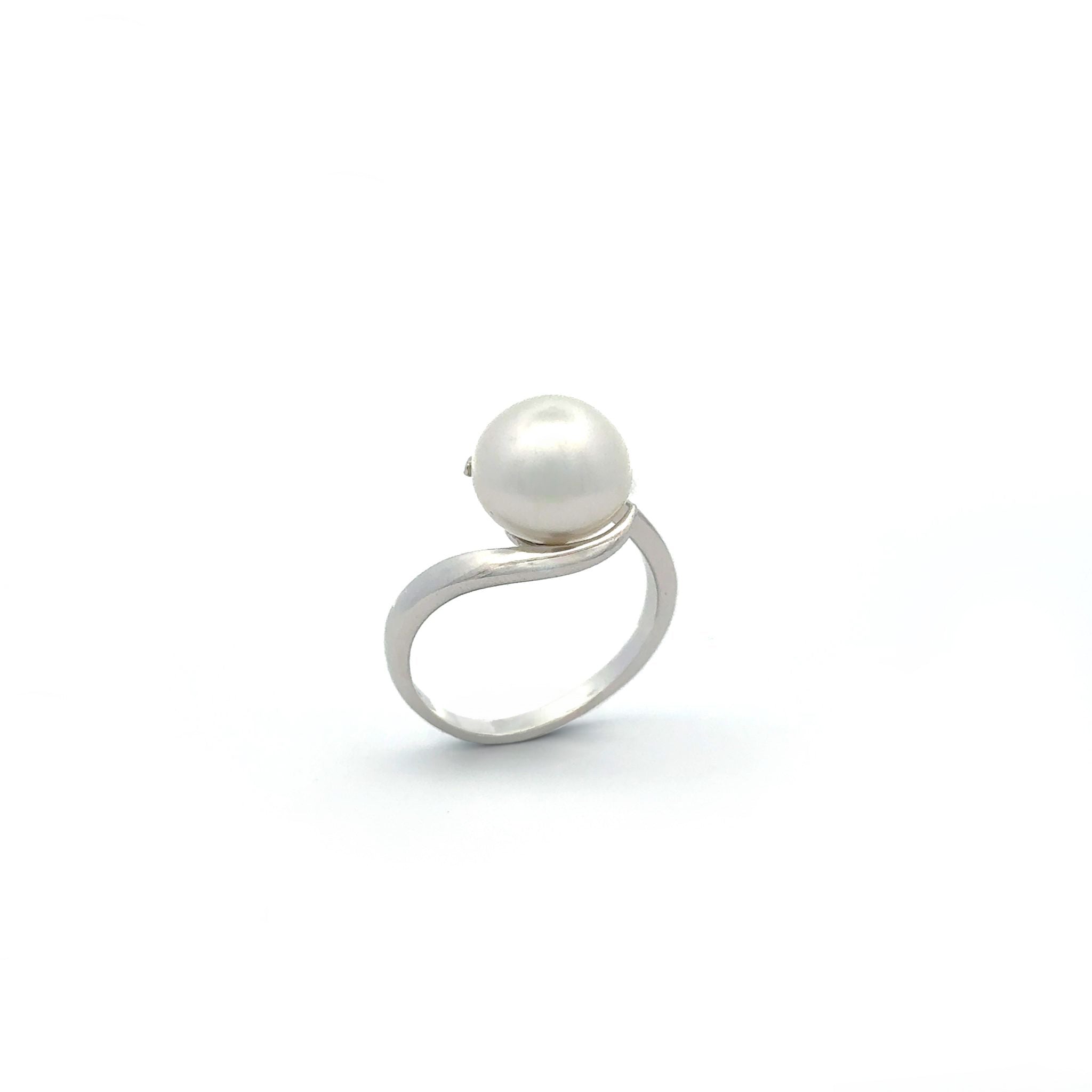Sterling Silver Australian South Sea Cultured 11-12mm Pearl Ring