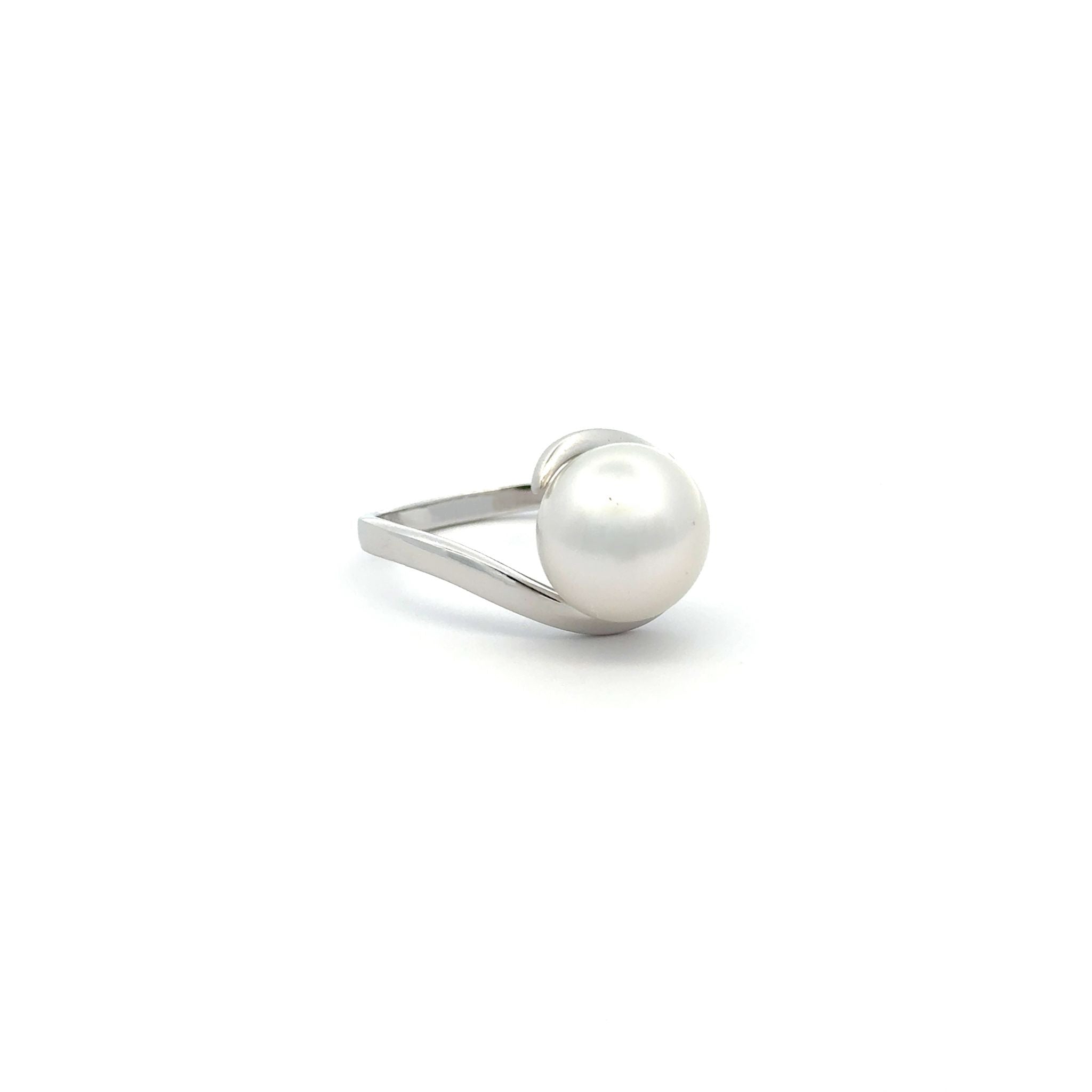 Sterling Silver Australian South Sea Cultured 11-12mm Pearl Ring