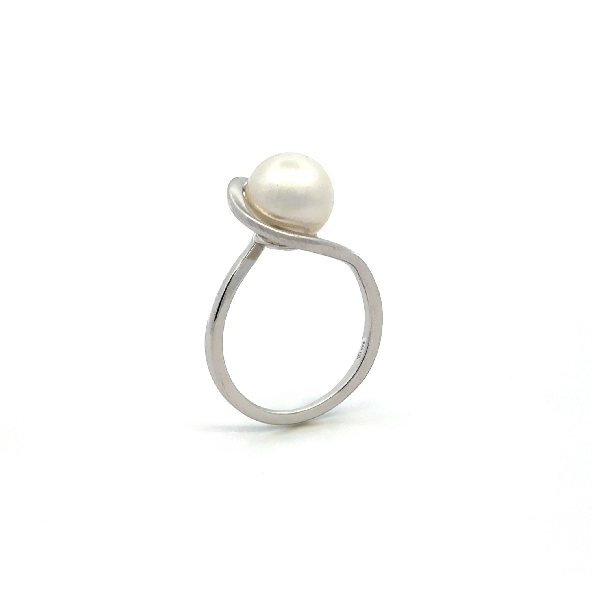 Sterling Silver Australian South Sea Cultured 8-9mm Pearl Ring