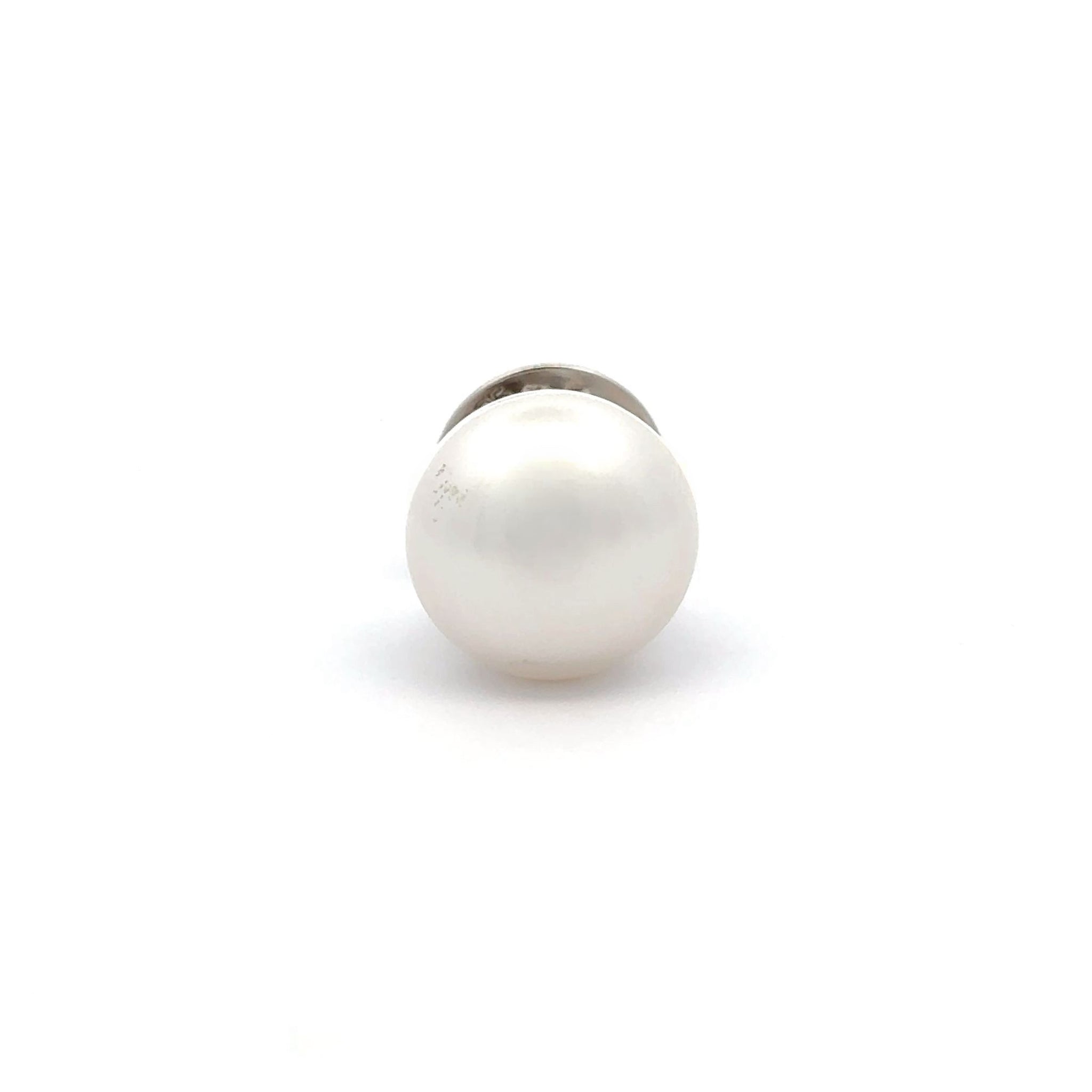 Sterling Silver Australian South Sea Cultured 14-15mm Pearl Tie Pin