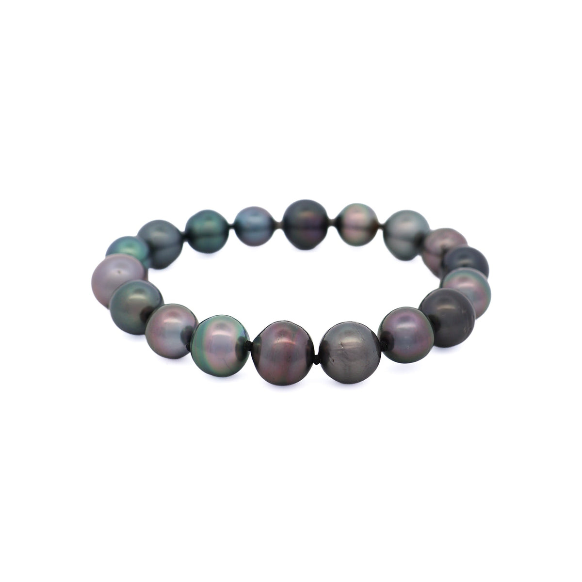 Tahitian Cultured Pearl 18.5 cm Strand Bracelet front view