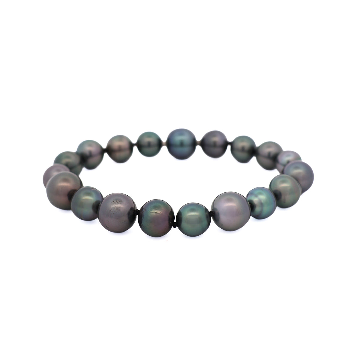 Tahitian Cultured Pearl 19 cm Strand Bracelet front view