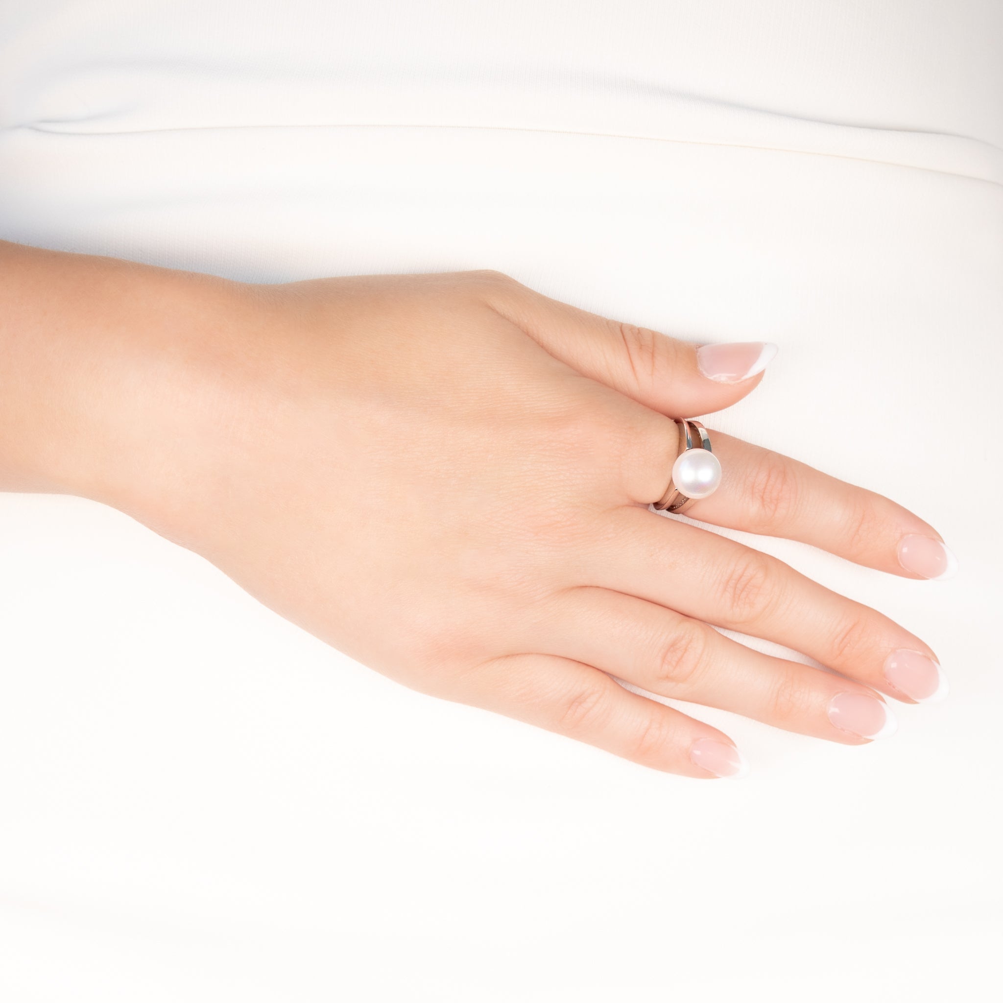 Sterling Silver Freshwater Pearl 10-11mm Ring