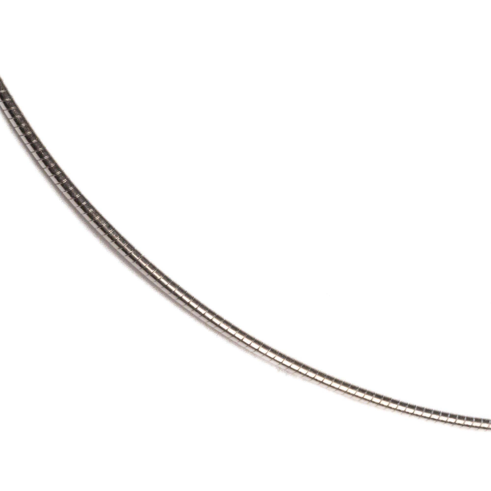 Sterling Silver Polished 45cm Necklace 1.2mm