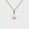 9K Yellow Gold Australian South Sea 9-10mm Cultured Pearl Pendant