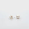 Sterling Silver Freshwater Pearl 8-9 mm Stud Earrings 360 view