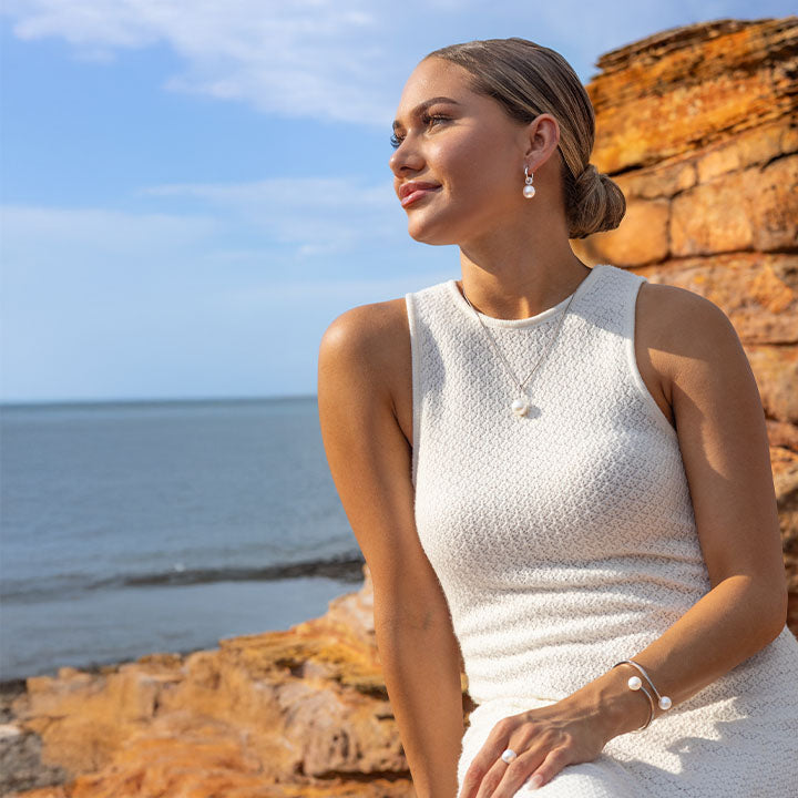 White Gold Pearl Jewellery