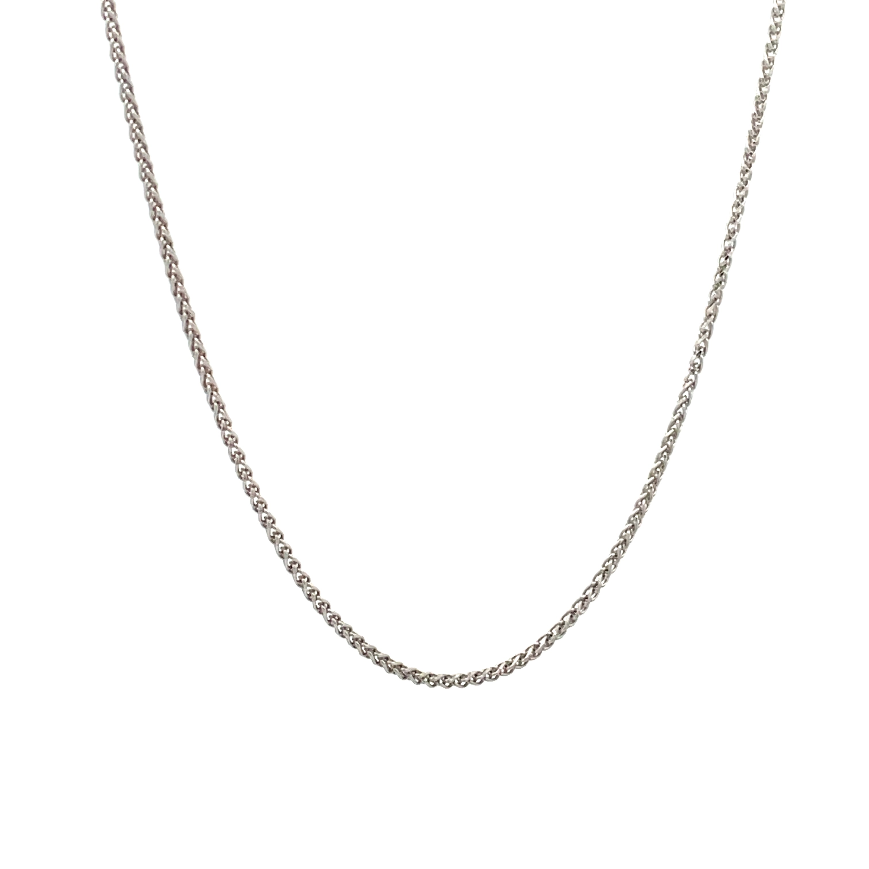 9ct Gold Plated Sterling Silver 1.5mm Foxtail Chain Necklace | Lengths 16