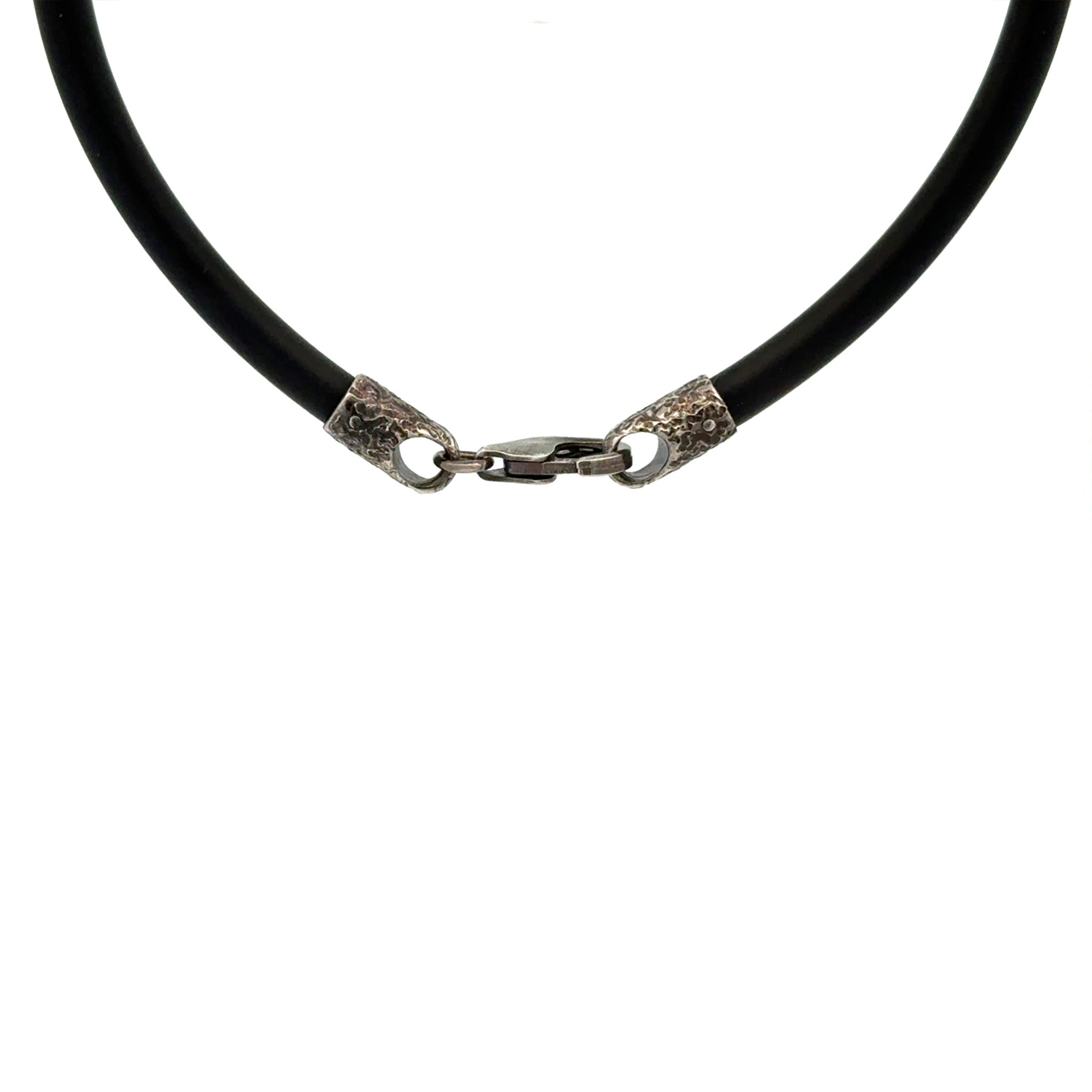 Sterling Silver Australian South Sea 15-16 mm Cultured Pearl Neoprene Necklace clasp