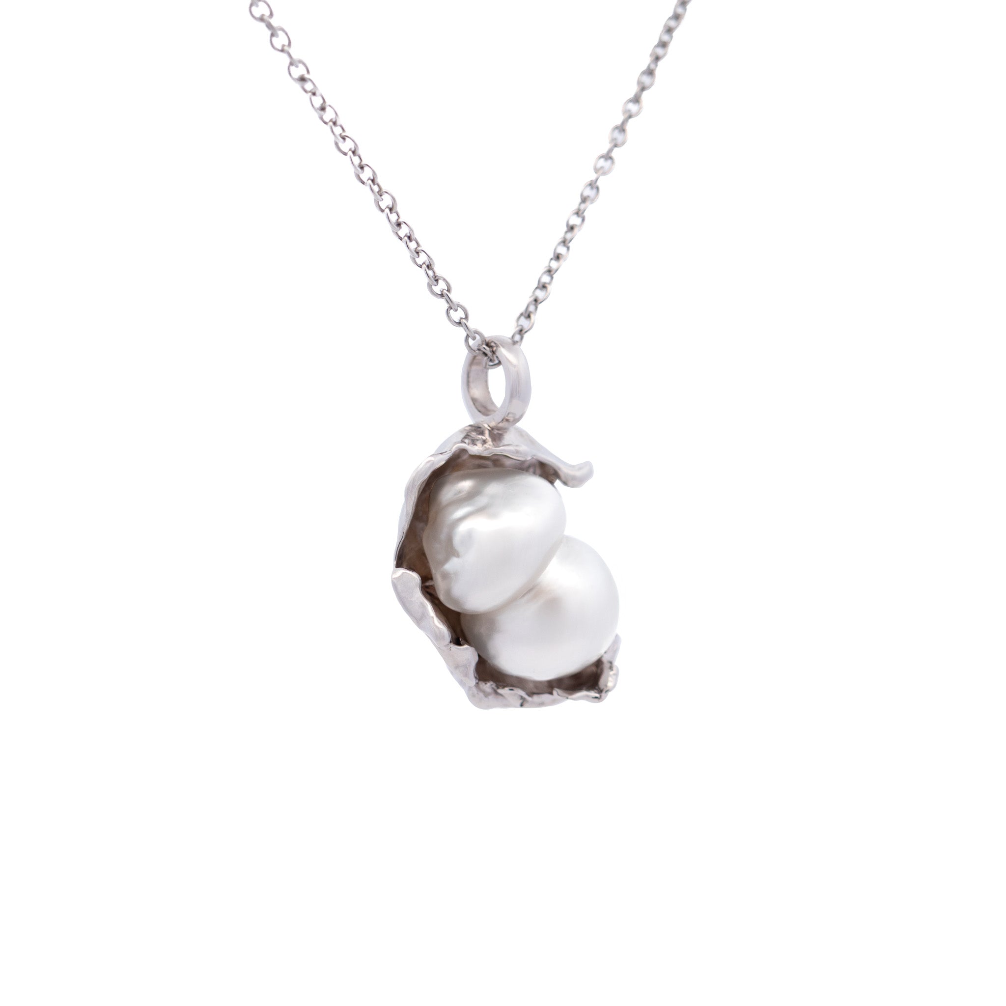 Untamed 18K White Gold Australian South Sea Cultured 11-12 mm Pearl Pendant