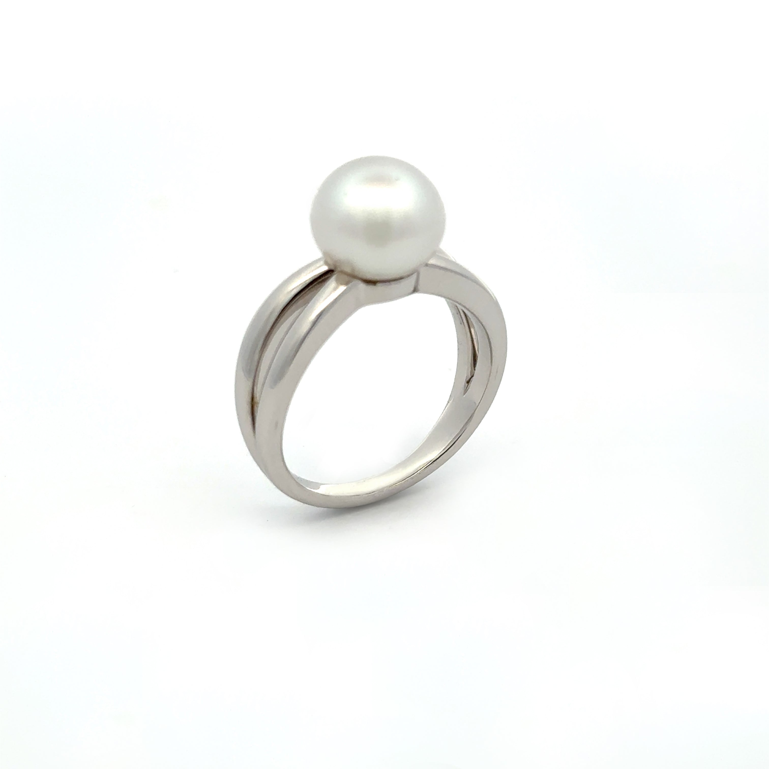 Sterling Silver Australian South Sea Cultured 10-11mm Pearl Ring