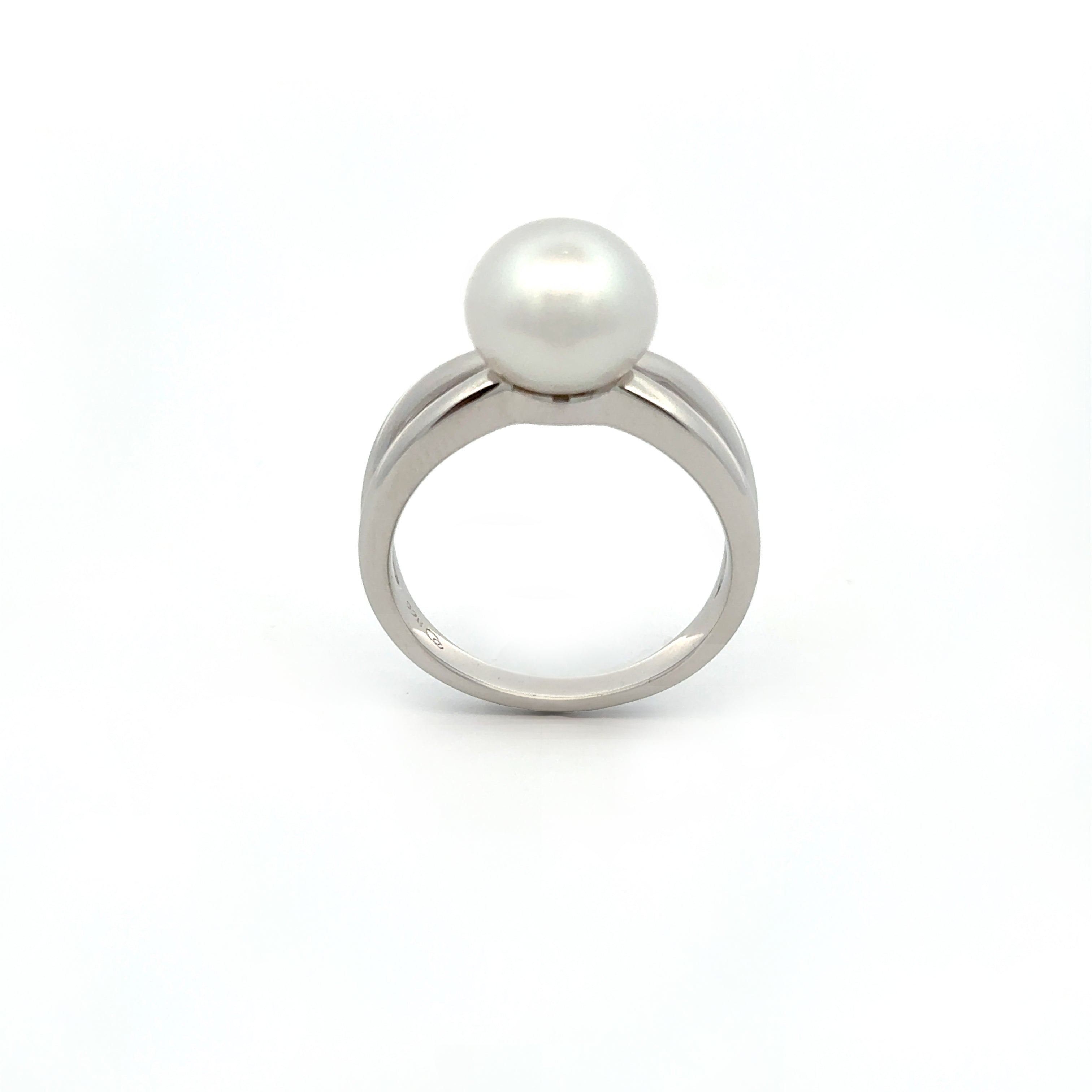 Sterling Silver Australian South Sea Cultured 10-11mm Pearl Ring