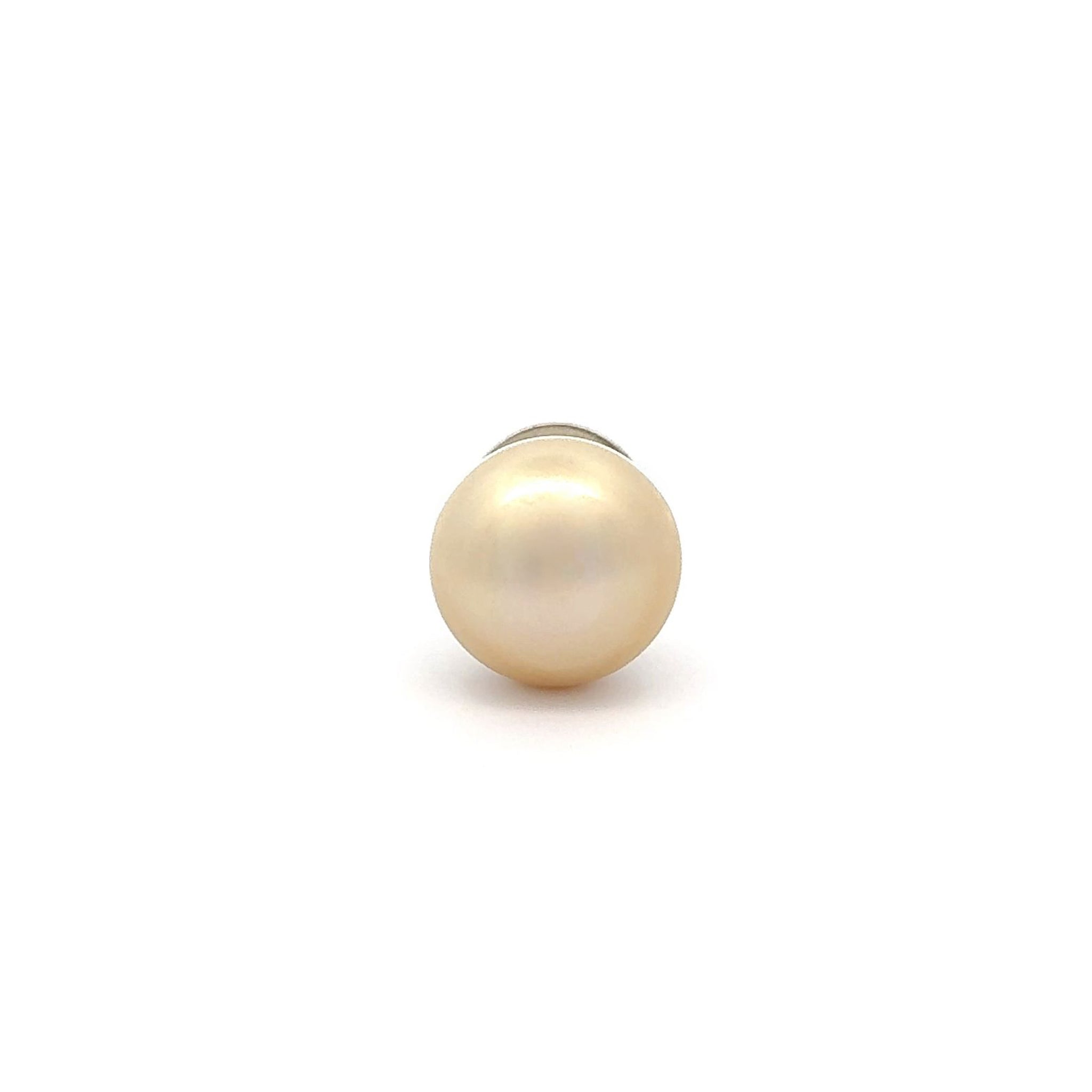 Sterling Silver South Sea Cultured 15-16mm Pearl Tie Pin