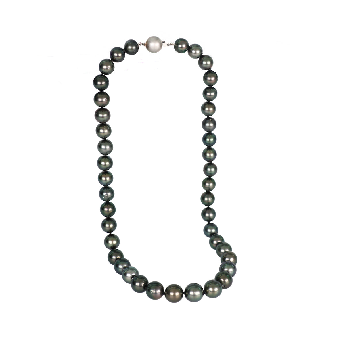 Sterling Silver Tahitian Cultured Pearl 44 cm Strand