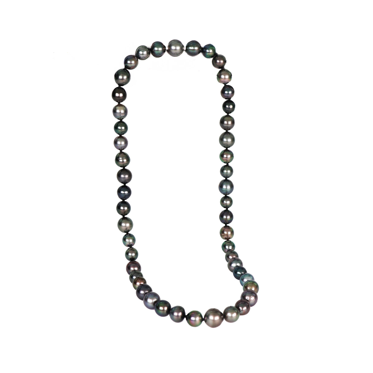 Tahitian Cultured Pearl 48 cm Strand front view