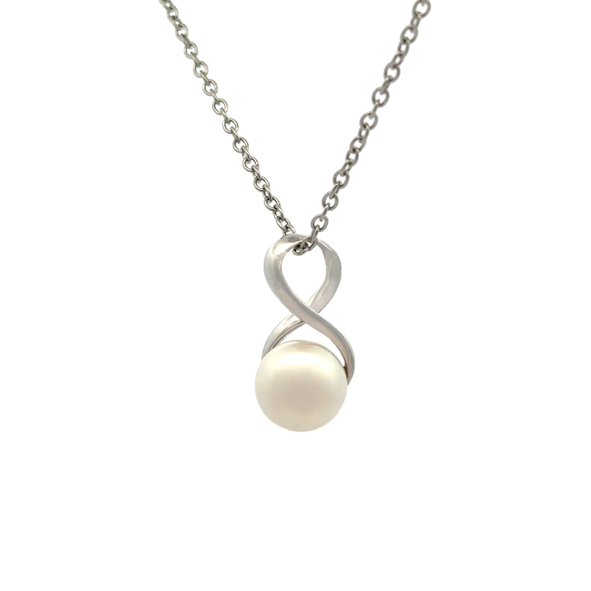 Sterling Silver Freshwater Pearl 9-10 mm Pendant