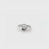 Untamed 18K White Gold Australian South Sea 0.3 g Keshi Pearl Ring 360 degree video on white background