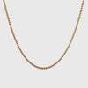 18K Yellow Gold Polished 45cm Franco Chain 1.5mm