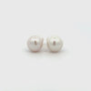 Sterling Silver Freshwater Pearl 8-8.5 & 12-12.5mm Earrings video on a whitw background