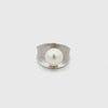Sterling Silver Australian South Sea 10-11 mm Cultured Pearl Ring 360 view