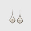 Sterling Silver Freshwater Pearl 9.5-10 mm Earrings 360 view video