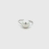9K White Gold Australian South Sea 10-11 mm Cultured Pearl Ring 360 view video