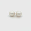 18K Yellow Gold Australian South Sea 10-11 mm Cultured Pearl Stud Earrings 360 view video