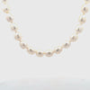 Silver Plated Freshwater 8.5-9 mm Pearl Strand 360 view video
