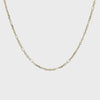 9K Yellow Gold Polished 45cm Figaro Chain 360 view