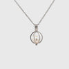 Sterling Silver Australian South Sea 10-11 mm Cultured Pearl Cage Pendant 360 view video