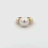 9K Yellow Gold Australian South Sea Cultured 11-12mm Pearl Ring