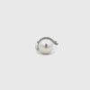 9K White Gold Australian South Sea 12-13 mm Cultured Pearl and Diamond Ring 360 view video