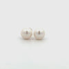 9K Yellow Gold Freshwater 11-12 mm Pearl Stud Earrings 360 view video