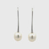 9K White Gold Australian South Sea 10-11 mm Cultured Pearl Hook Earrings 360 view video