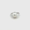 9K White Gold Australian South Sea 10-11 mm Cultured Pearl Ring 360 view video